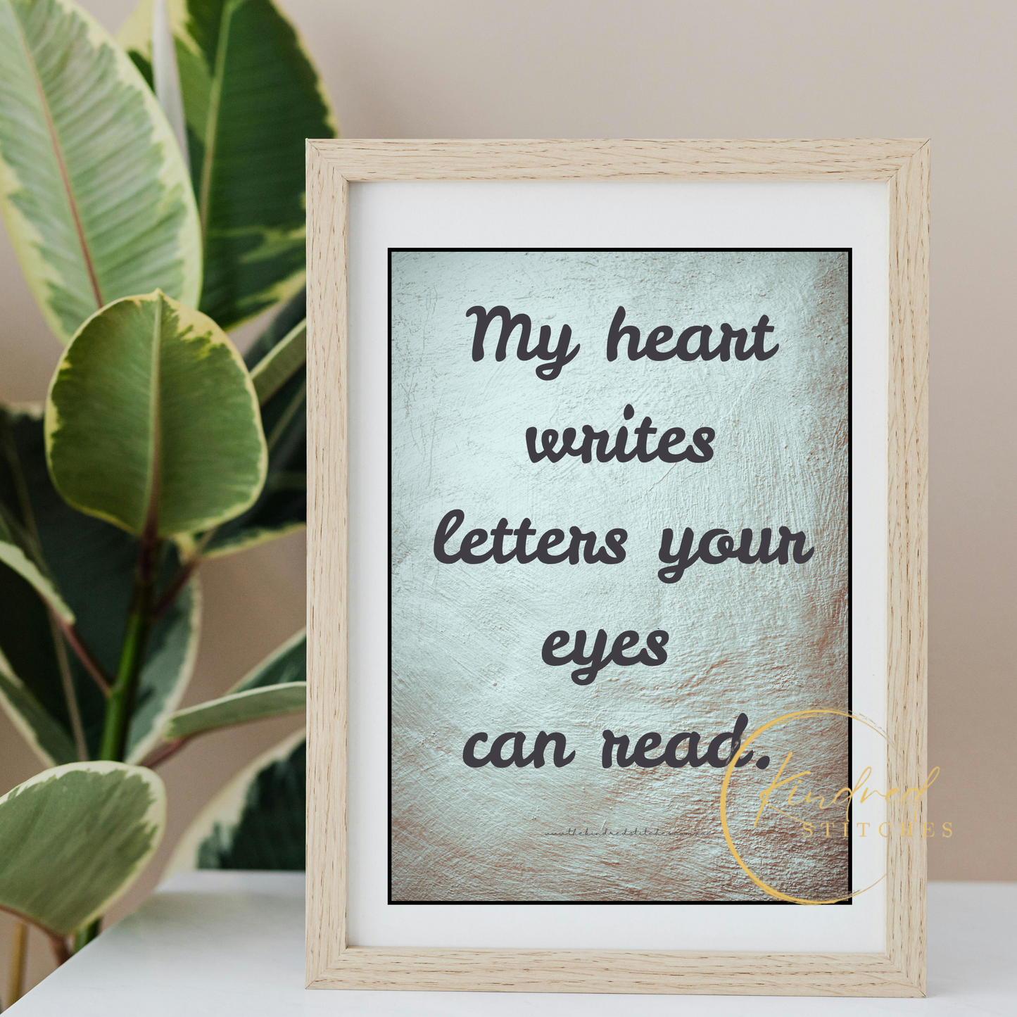 Invisible Love Letter Quote – My Heart Writes in Silence Art | Whisper 21