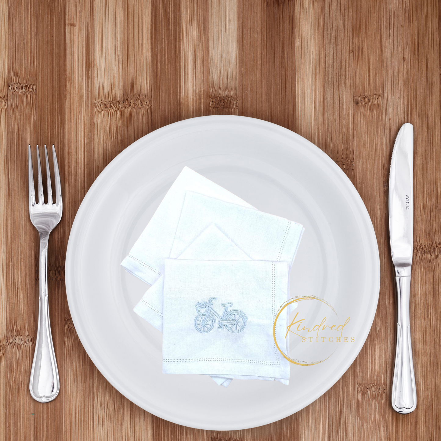 Made for Gathering Embroidered Table Napkins | Signature 23