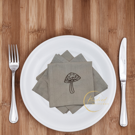 Signature Stitch Embroidered Table Napkins | Signature 09