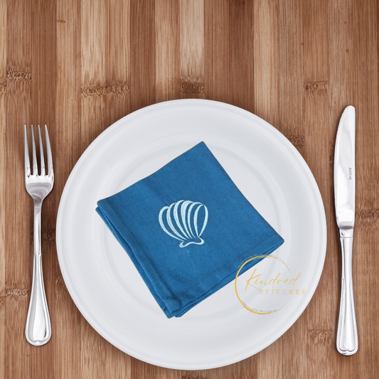 Gather and Grace Embroidered Table Napkins |  Signature 01