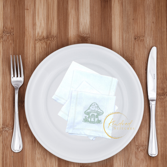 Handcrafted Harmony Embroidered Table Napkins | Signature 11