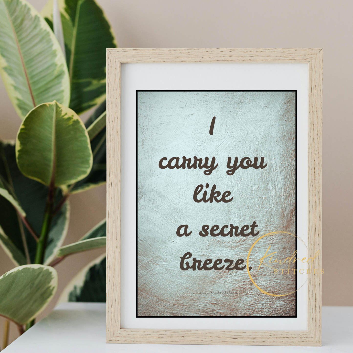 Invisible Thread Love Quote – Deep Connection Wall Art | Whisper 40