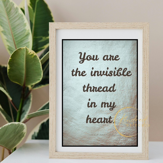 Mind Spaces Love Quote – Emotional Soul Connection Print | Whisper 45