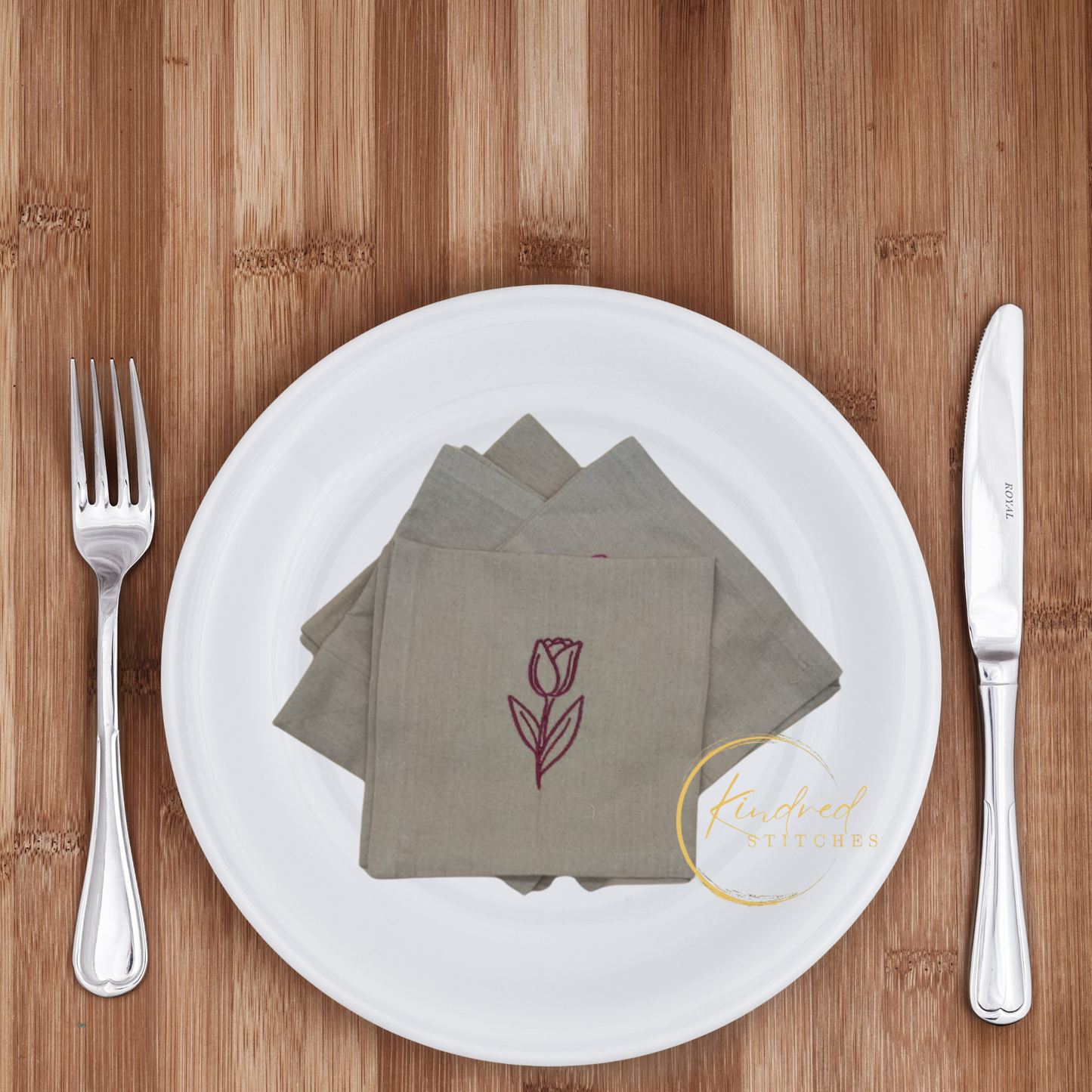 Tableside Elegance Embroidered Table Napkins | Signature 31
