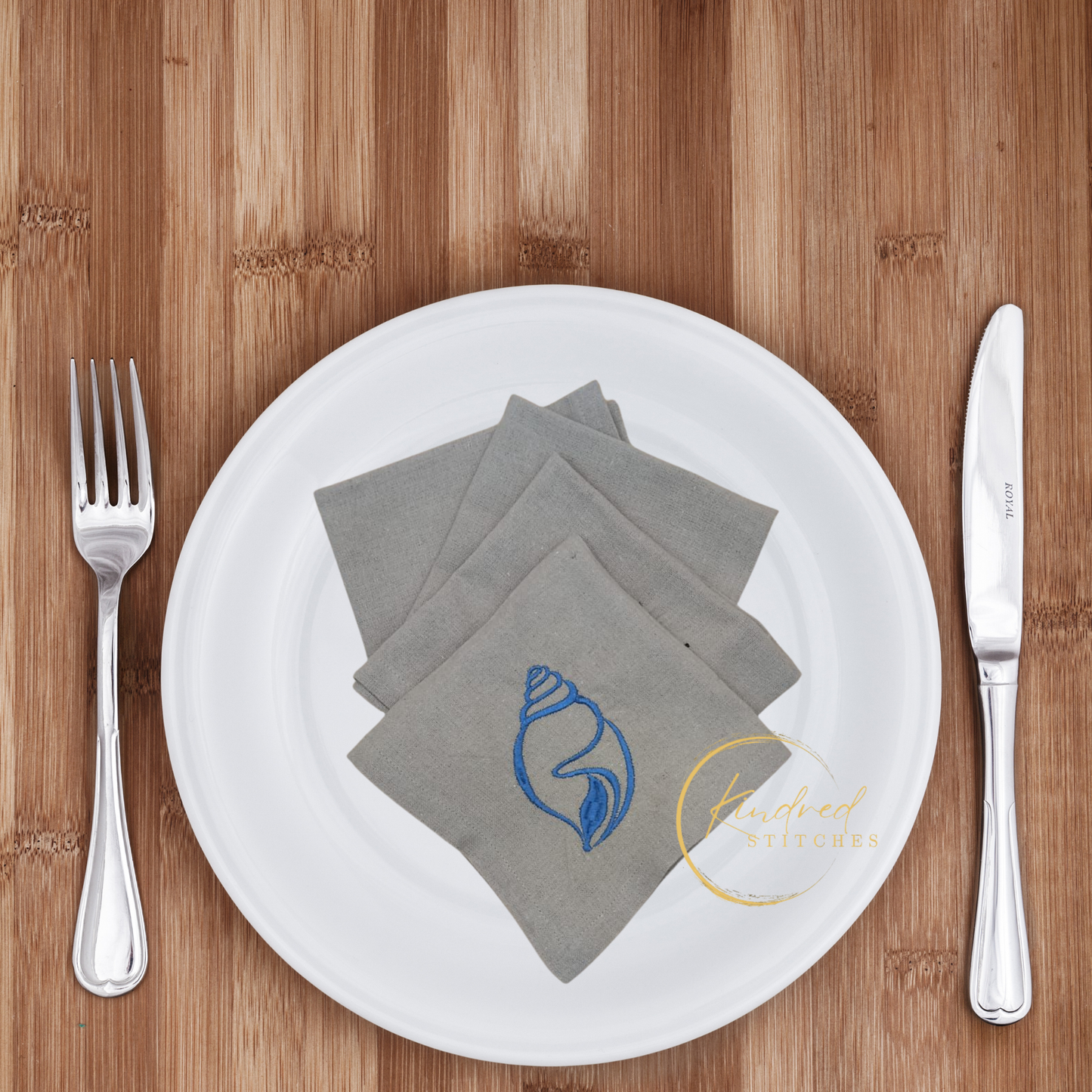Dining in Style Embroidered Table Napkins | Signature 14