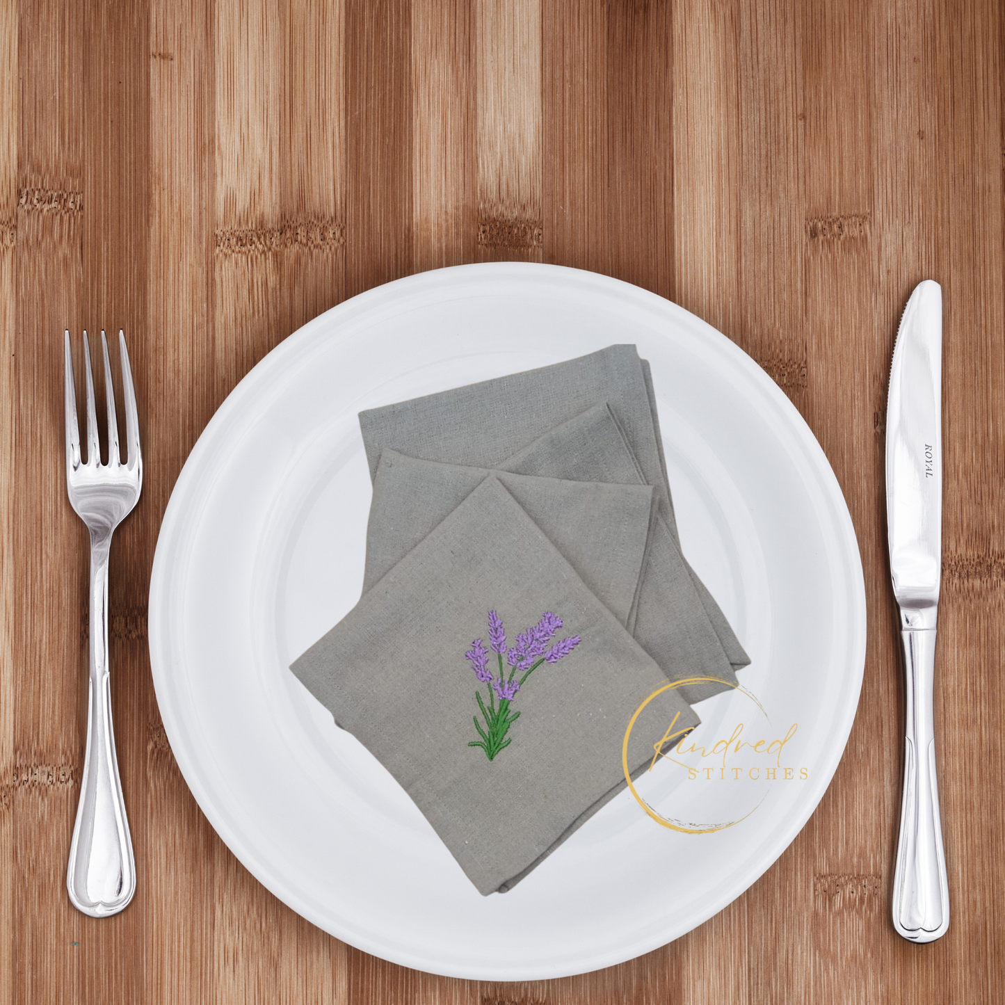 Graceful Gatherings Embroidered Table Napkins | Signature 17