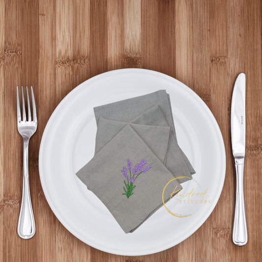 Graceful Gatherings Embroidered Table Napkins | Signature 17