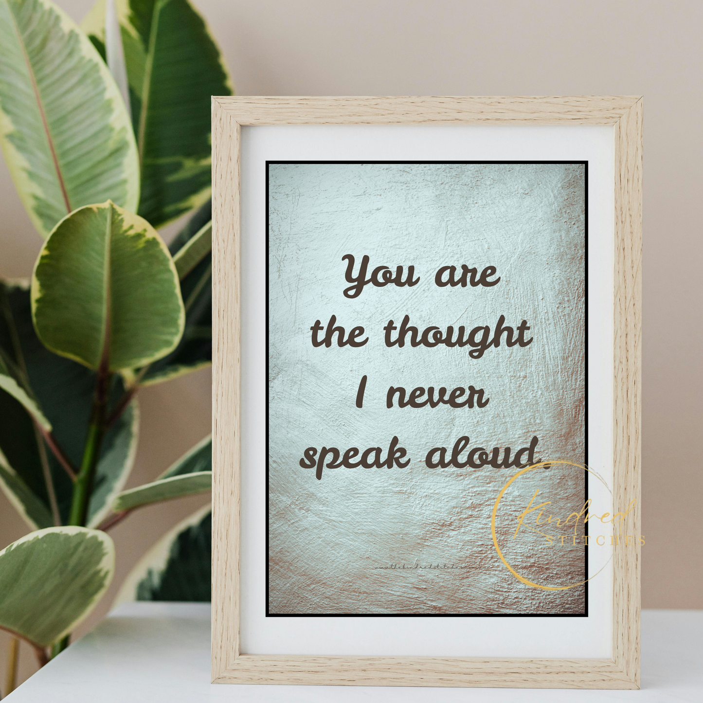 Night Silence Love Quote – Romantic Bedroom Wall Art | Whisper 42