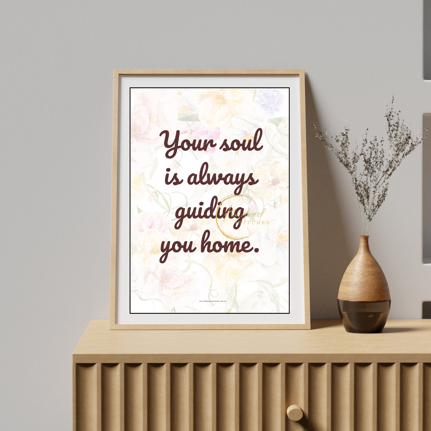 Soul Guides You Home – Motivational Quote Printable – Kindred Stitches