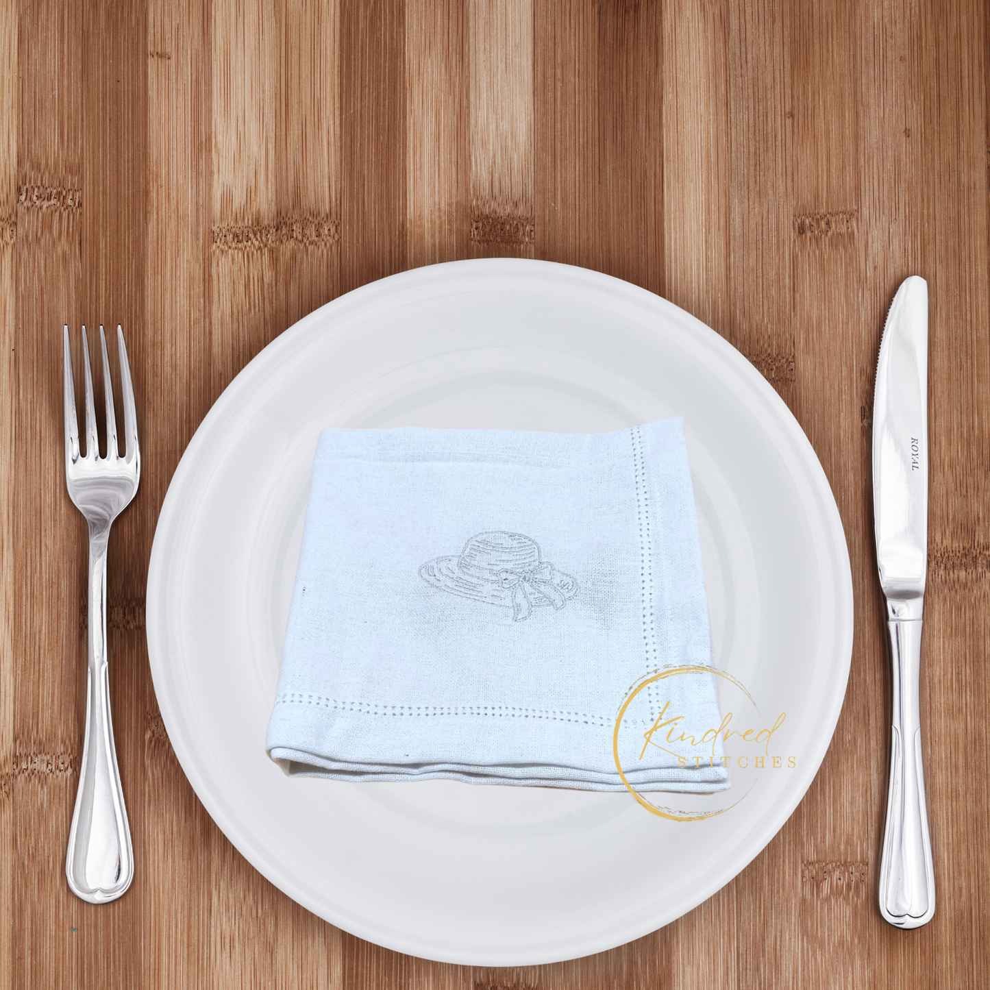 The Heritage Collection Embroidered Table Napkins | Signature 04