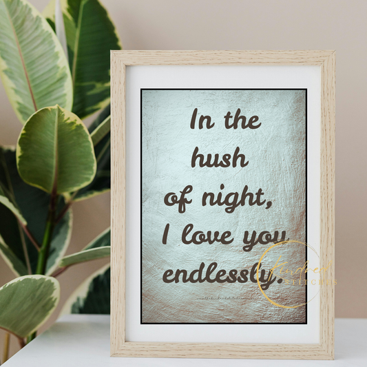 Heart Conversation Love Quote – Deep Emotional Print | Whisper 47