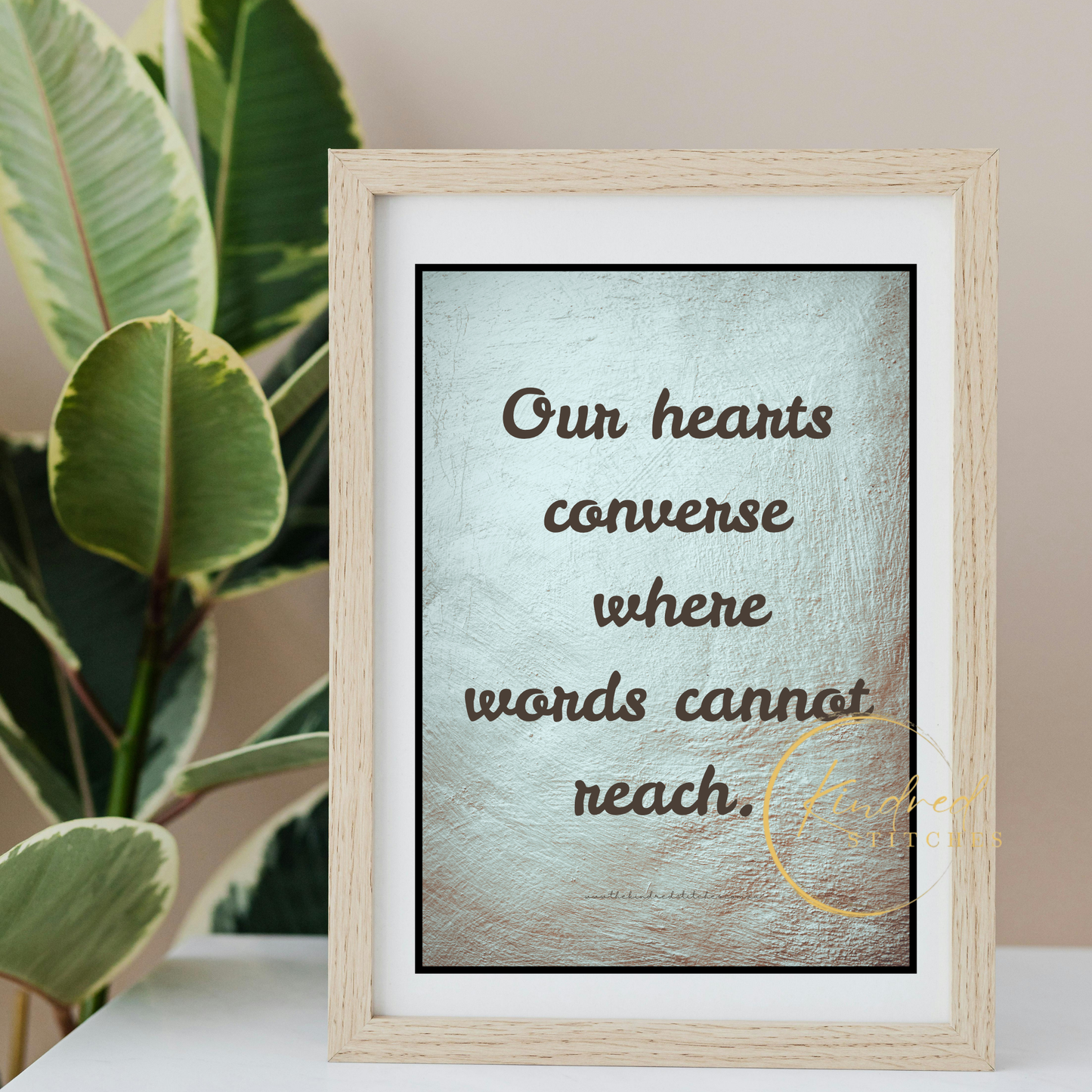 Whispered Hearts Love Quote – Romantic Typography Print | Whisper 53