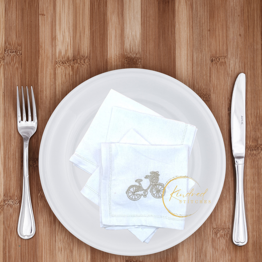 The Keepsake Collection Embroidered Table Napkins | Signature 30