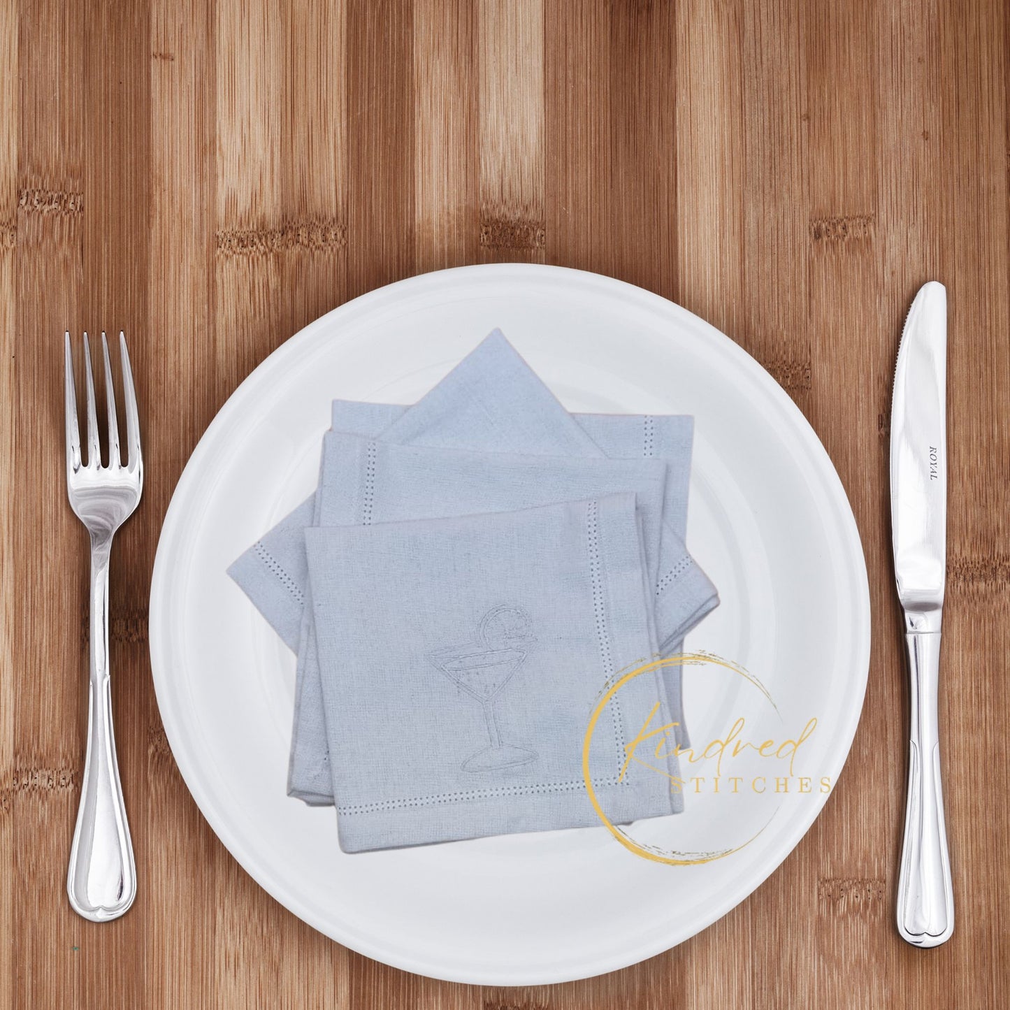 Celebration Bloom Embroidered Table Napkins | Signature 37