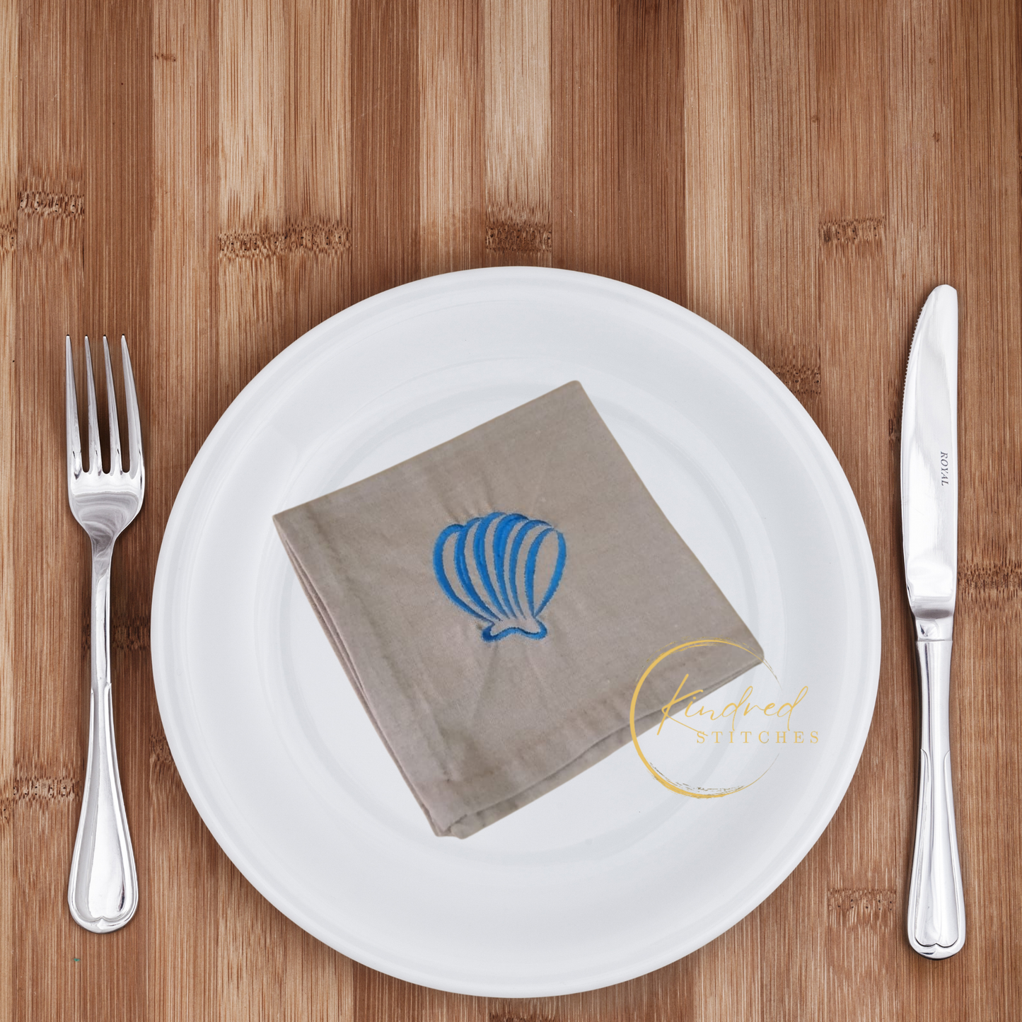 Artful Dining Embroidered Table Napkins | Signature 06