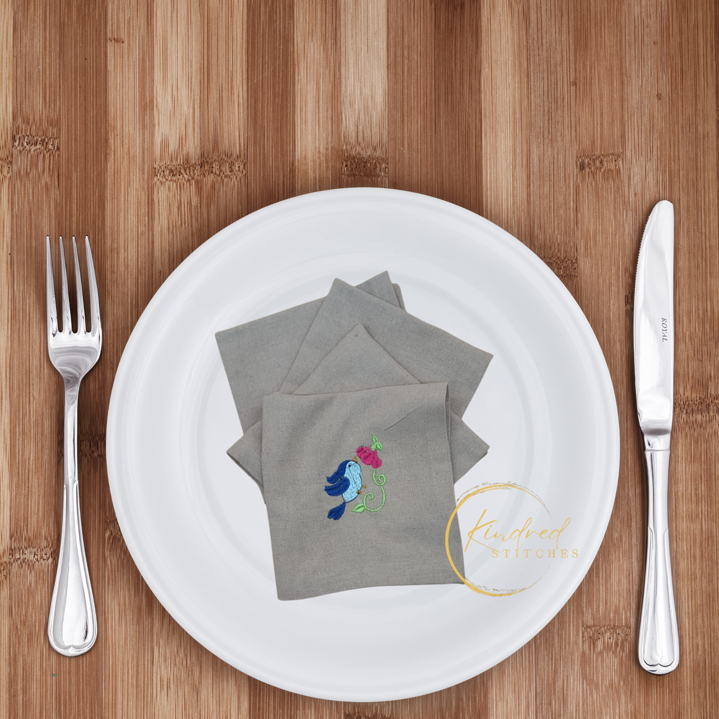 The Artisan Collection Embroidered Table Napkins | Signature 20