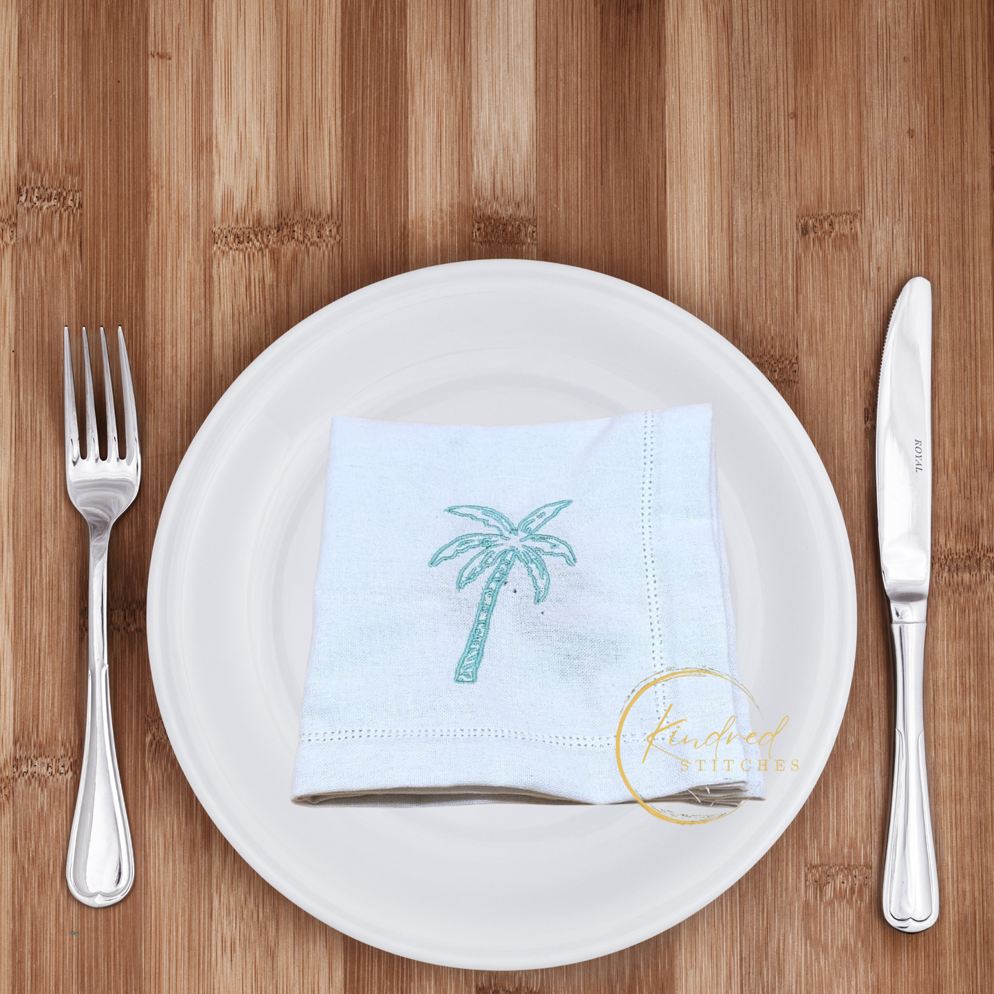 Simple Sophistication Embroidered Table Napkins | Signature 33